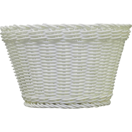 [3614614071249] CARREFOUR Round Bread Basket White PVC HOME la corbeille à pain