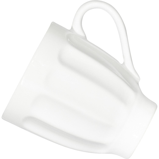 [3614614084676] CARREFOUR White Earthenware Mug 10cm