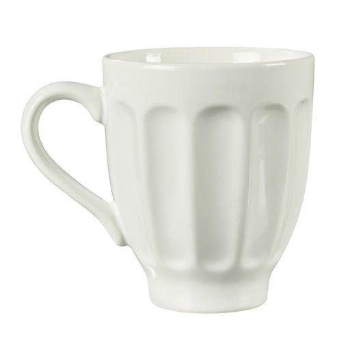 [3614614084911] CARREFOUR White Earthenware Mug 11cm Cagla HOME per mug
