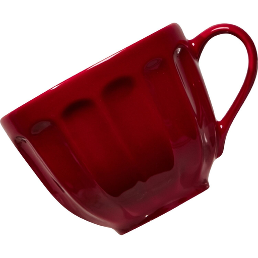 [3614614084959] CARREFOUR Red Earthenware Mug Cagla HOME 40 cl