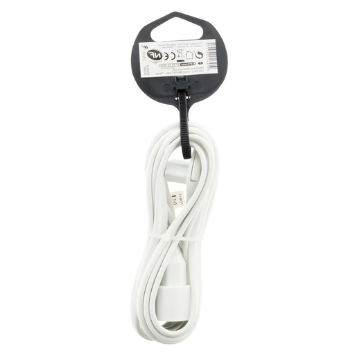 [3614614295171] CARREFOUR Alargador eléctrico blanco HO3VVH2-F 3m