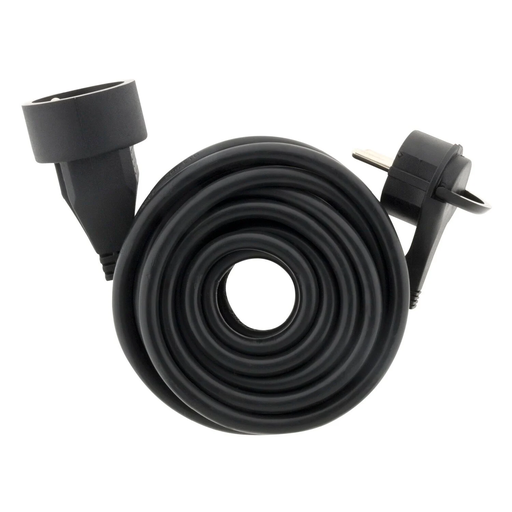 [3614614295263] CARREFOUR Prolongador eléctrico negro HO5VV-F 10m