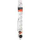 CARREFOUR Regleta 8 tomas con interruptor + protector de sobretensión bloque de 8 tomas