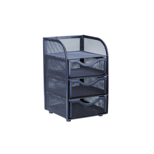 [3614614324093] CARREFOUR Drawer storage unit black le rangement