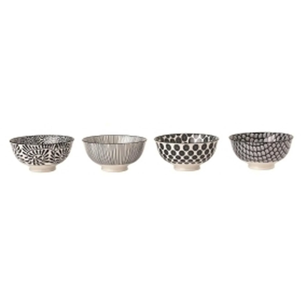 CARREFOUR Black Porcelain Bowl Kimiko HOME 11.5cm