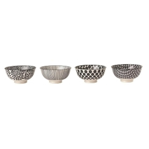 [3614614571183] CARREFOUR Black Porcelain Bowl Kimiko HOME 11.5cm