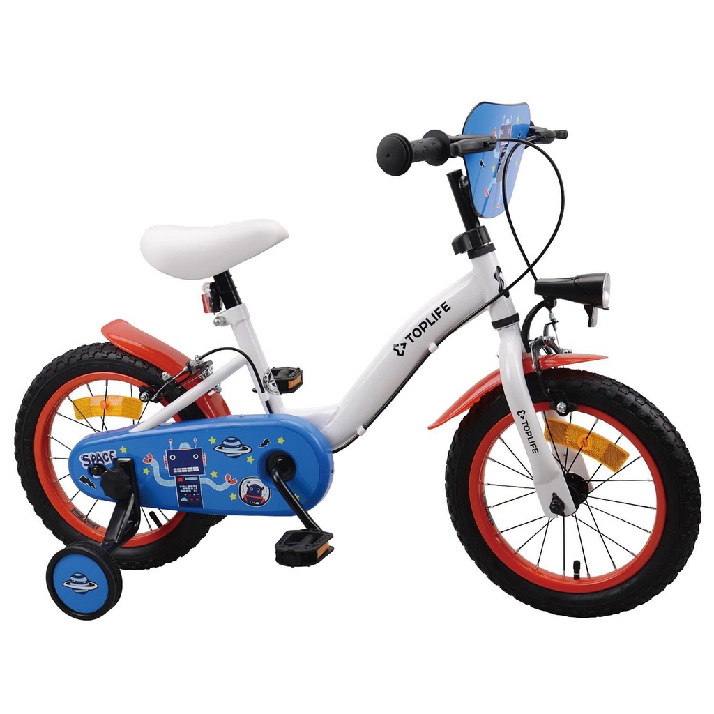 TOPLIFE Bicicleta de criança rodas 14 polegadas
