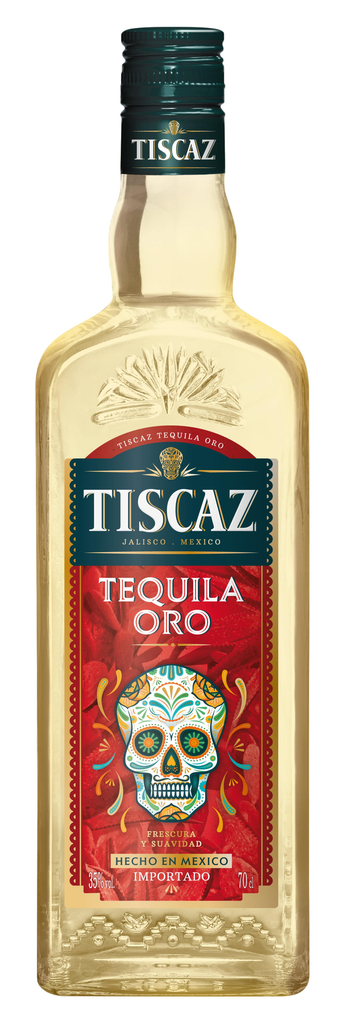 TISCAZ Tequila Oro 35% vol 70 cl