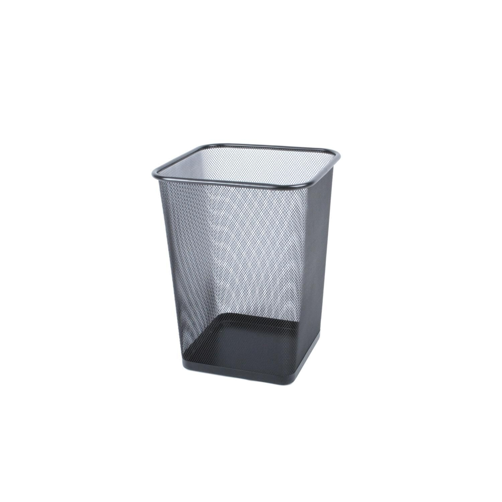 CARREFOUR Black Waste Paper Bin la corbeille