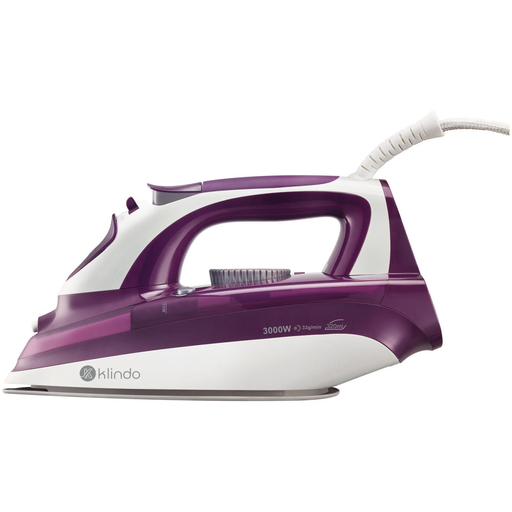 [3615004367829] KLINDO Steam Iron KSI280-18 White/Purple 1 unit