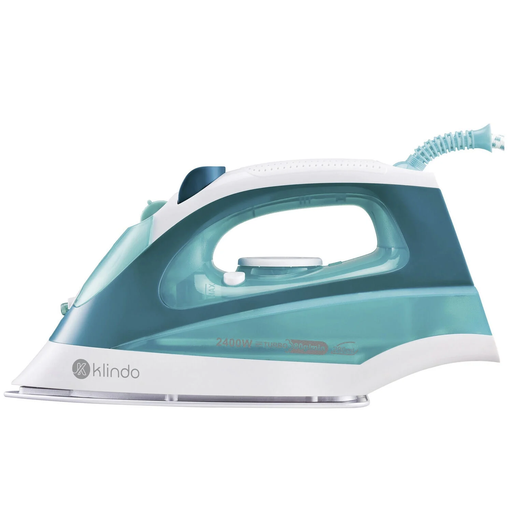 [3615004373554] KLINDO Steam Iron KSI70-18 White/Blue the steam iron