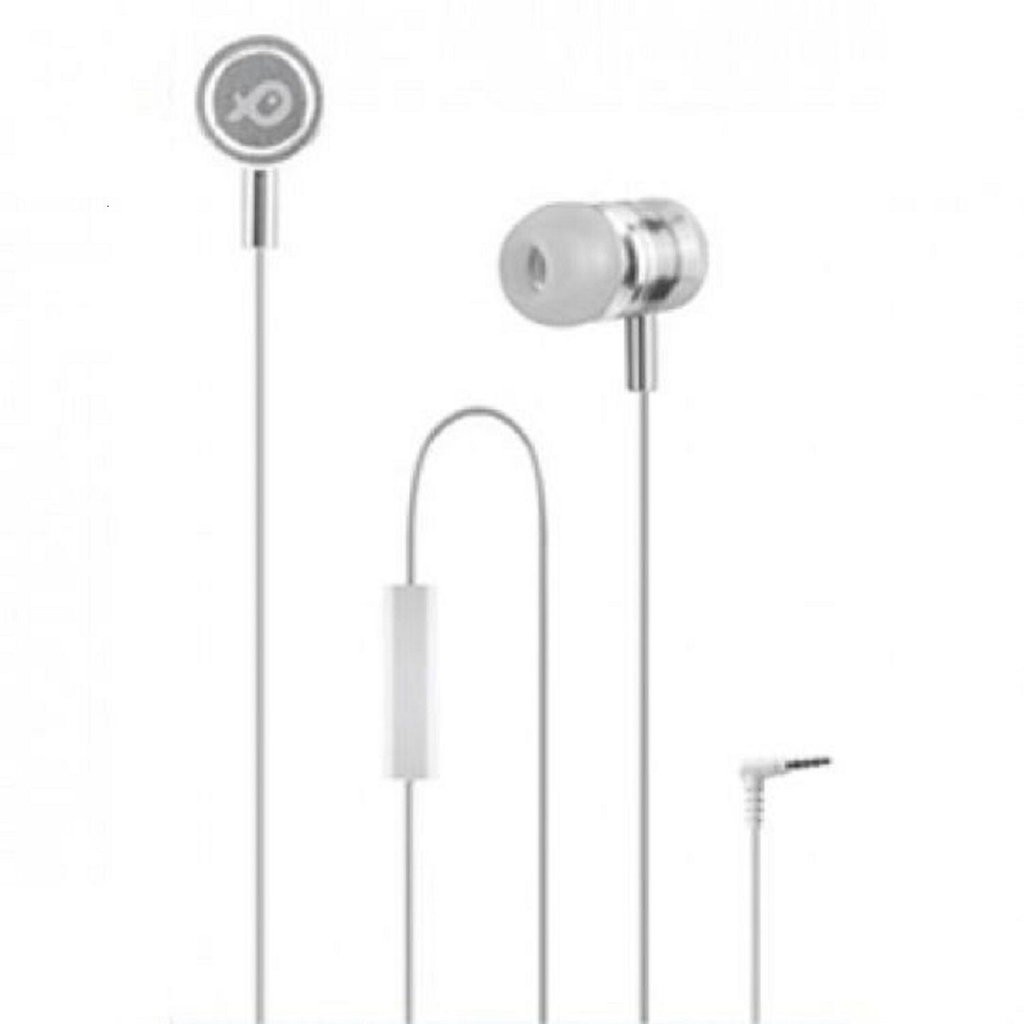 POSS Auriculares intraurales con micrófono PSINTM02 Blanco les écouteurs