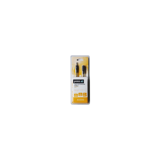 [3615004416947] POSS Câble d'extension Jack PSAUD04 Noir 5m