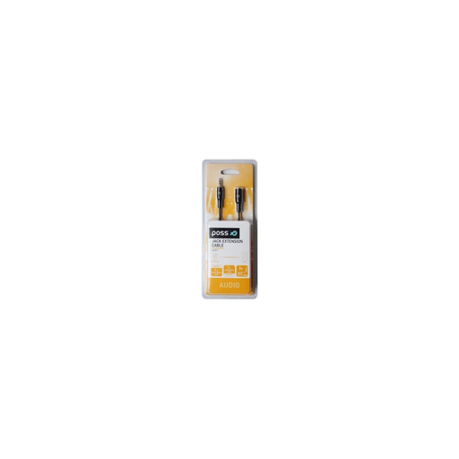 [3615004417036] POSS Câble d'extension Jack PSAUD17- Noir 3m