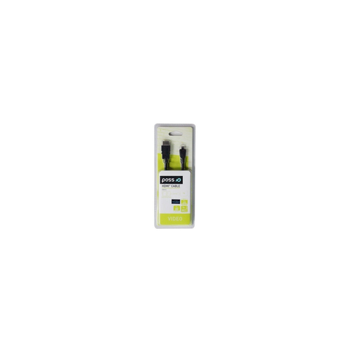 [3615004417470] POSS Câble HDMI SDAV14 noir le câble HDMI