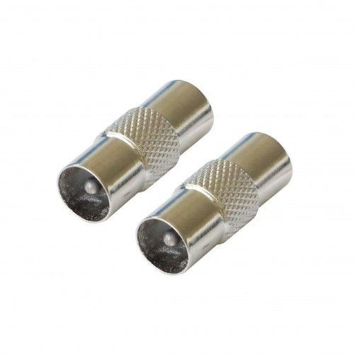 [3615004417548] POSS 2 Coaxial Antenna Adapters 9.0mm M/M PSANT14 Silver
