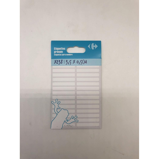 [3615004417708] CARREFOUR Labels 35x5mm white pack of 238