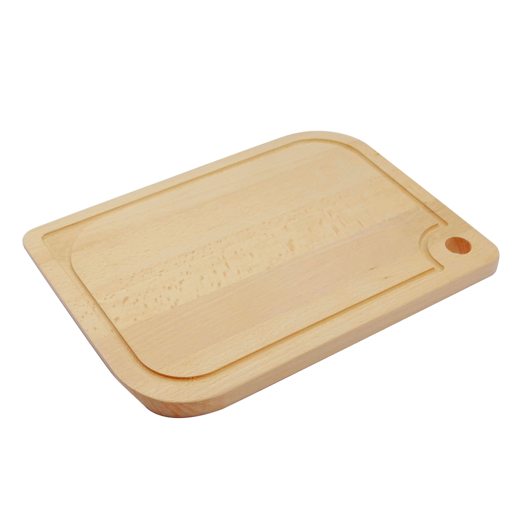CARREFOUR Beech Wood Cutting Board 30x21.6cm Size S