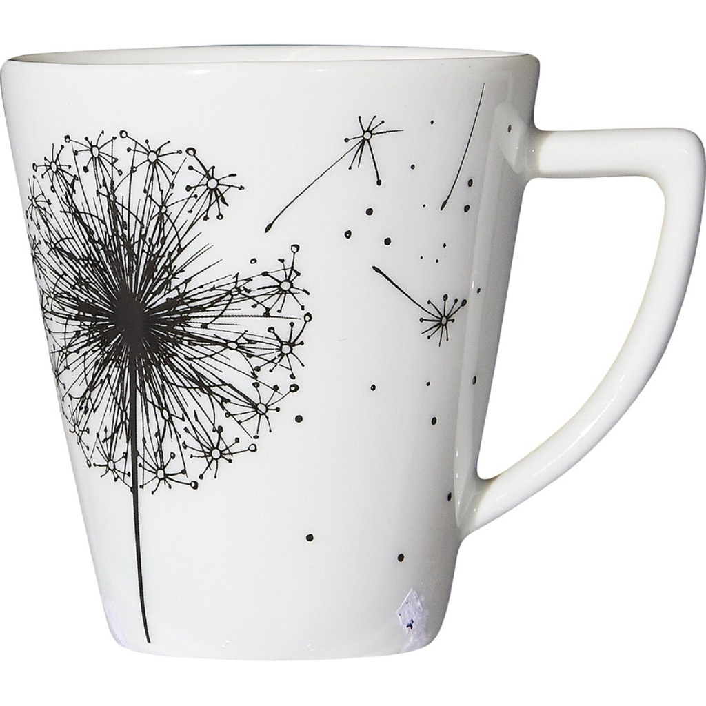 CARREFOUR Pistille HOME White Porcelain Espresso Cup 8 cl