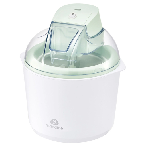 [3615005158327] MANDINE Ice Cream Maker MIC120-18 White/Green the ice cream maker
