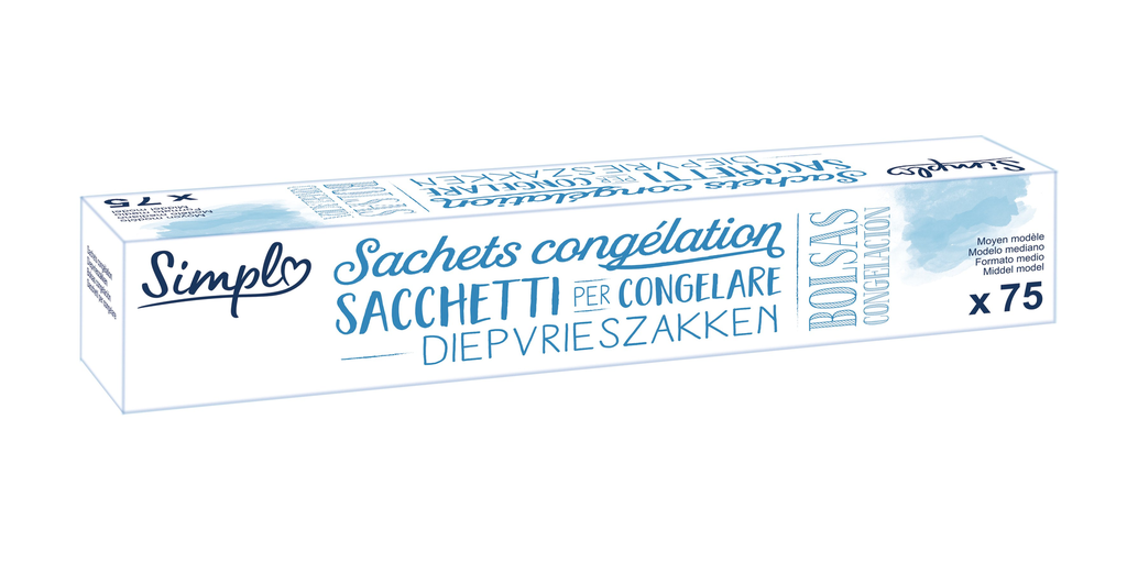 Sacs de congélation la boite de 75 sacs