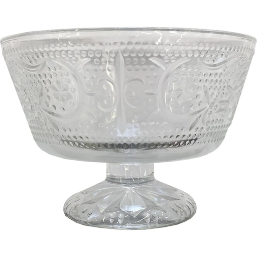 [3615005360737] CARREFOUR Coupe à glace Transparente en Verre 10cm Baroque HOME