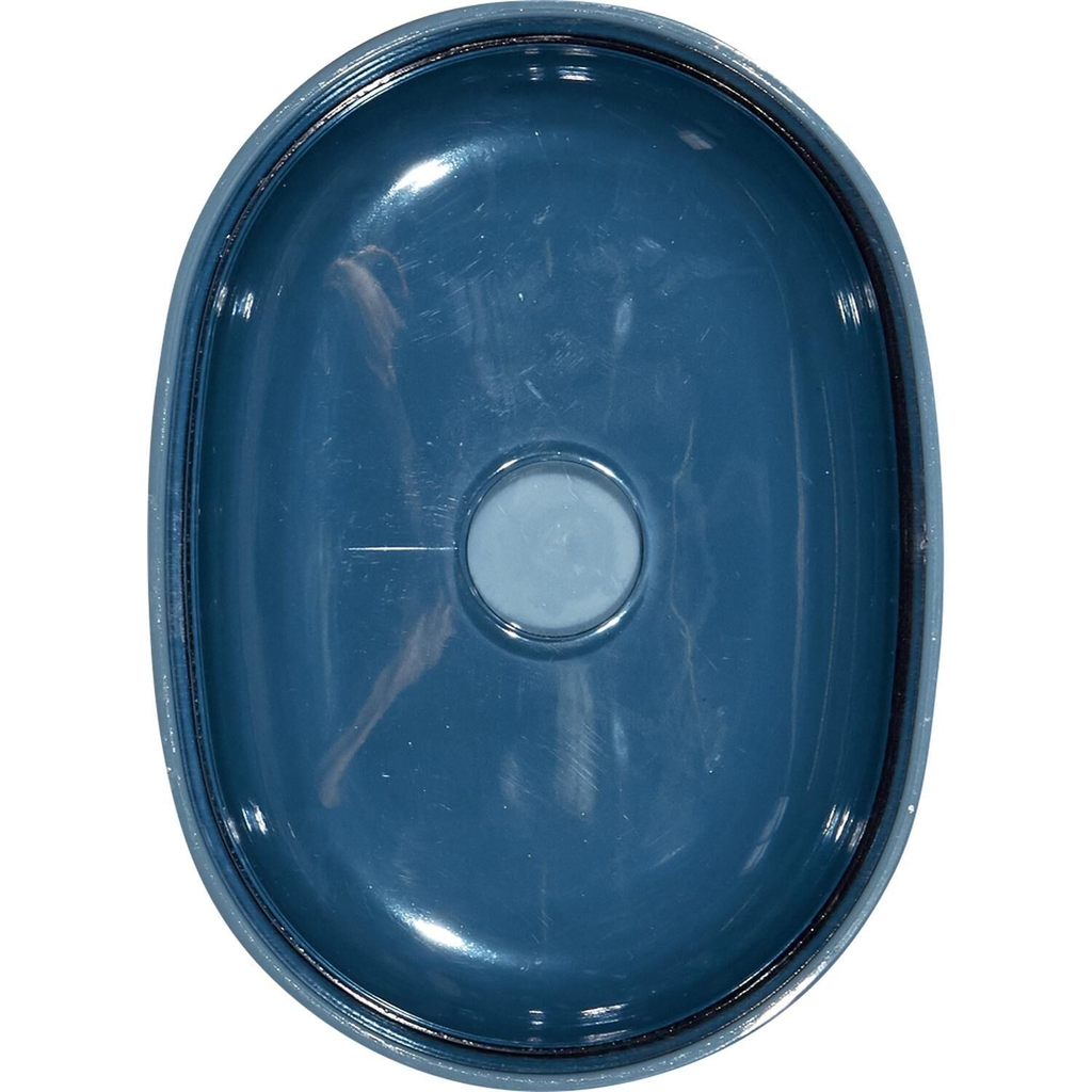 CARREFOUR Blue plastic soap dish HOME, le porte savon