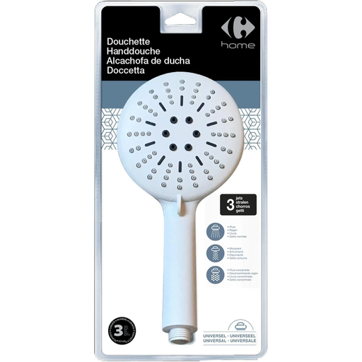 [3615005598871] CARREFOUR Shower Head 3 jets HOME le Pommeau de douche