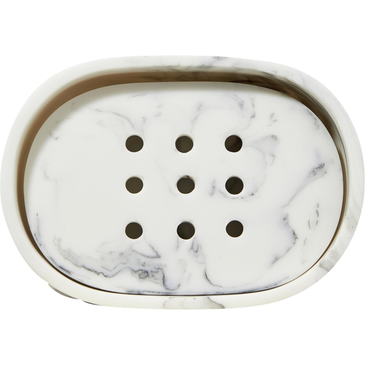 [3615005599045] CARREFOUR Soap dish marble effect HOME le porte savon