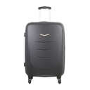 CARREFOUR Valise 4 roues ABS noire 73cm