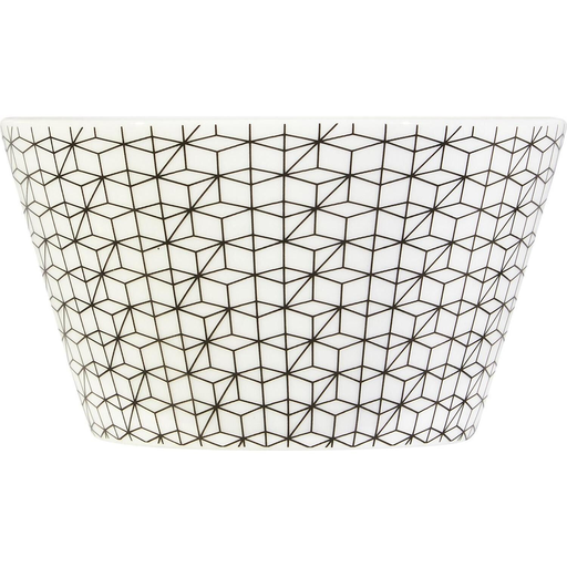 [3615005686851] PETITE COLLECTION Cosmos Black Porcelain Bowl 13cm, the bowl