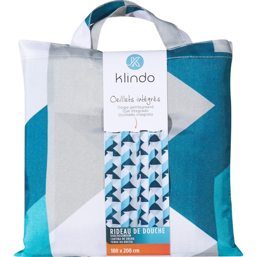 [3615005693071] KLINDO Shower curtain 180 x 200cm polyester