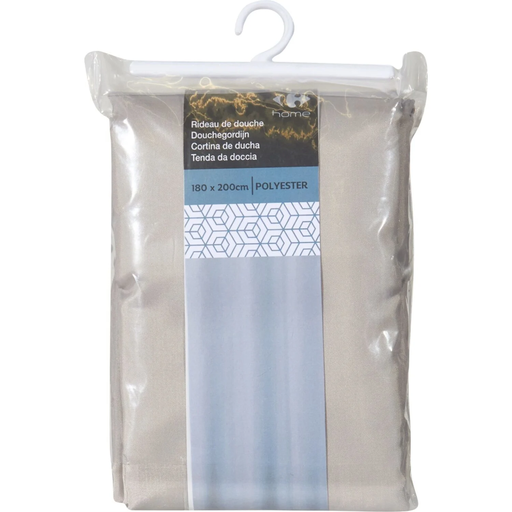 [3615005693125] CARREFOUR Shower curtain beige polyester HOME