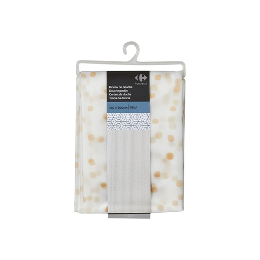 [3615005693132] CARREFOUR PEVA Shower Curtain 180 x 200cm