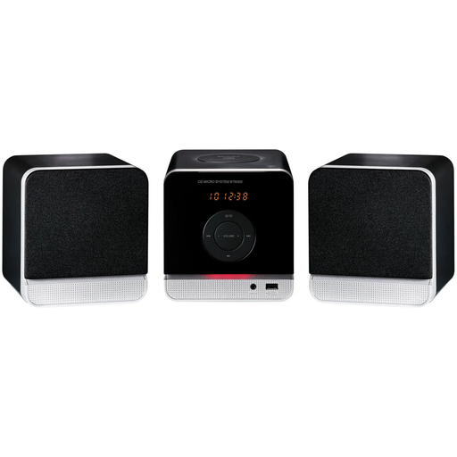 [3615005804736] POSS Micro-chaîne BTM302 Noir le micro-chaîne