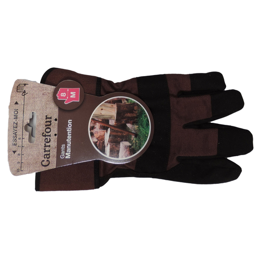 [3616180034857] CARREFOUR Gants de jardinage manutention taille L/8