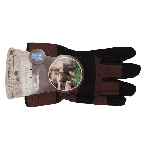 [3616180034864] CARREFOUR Luvas de jardinagem e manuseamento tamanho XXL/10