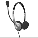 POSS Micro casque filaire PSBH200SL Noir le micro casque