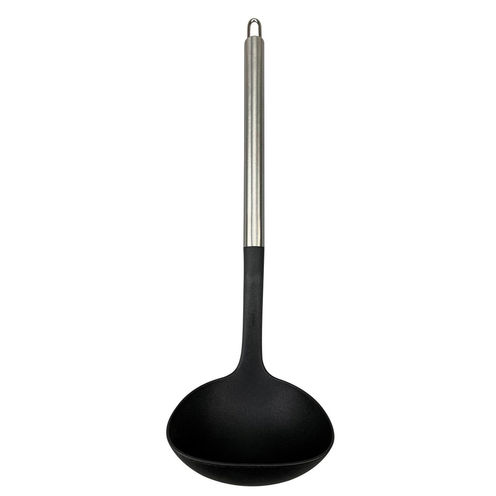 CARREFOUR Stainless Steel Nylon Ladle HOME, 1 unit