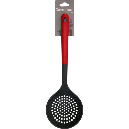 [3616180395699] CARREFOUR Ecumoire rouge HOME la louche