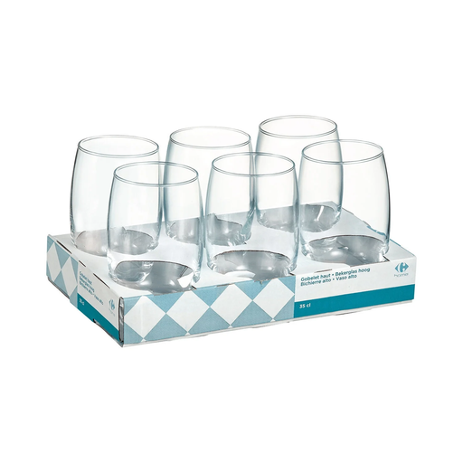 [3616180398355] CARREFOUR Verre forme haute HOME 35 cl