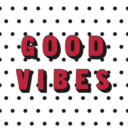 [3616180425006] CARREFOUR Serviette 33 x 33cm good vibes rouge HOME le lot de 30 serviettes