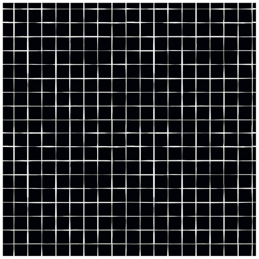 [3616180425020] CARREFOUR Serviette 33 x 33cm grille noire 30 serviettes