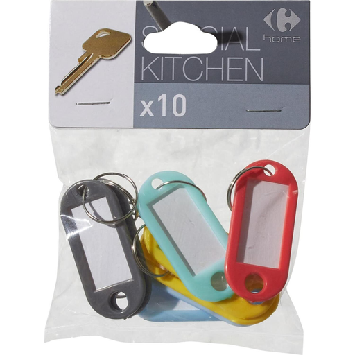 [3616180728305] CARREFOUR HOME Keyrings x10
