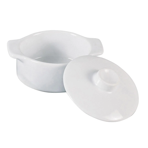 [3616180851485] CARREFOUR Mini caçarola redonda Ceracook HOME branca 10 cm