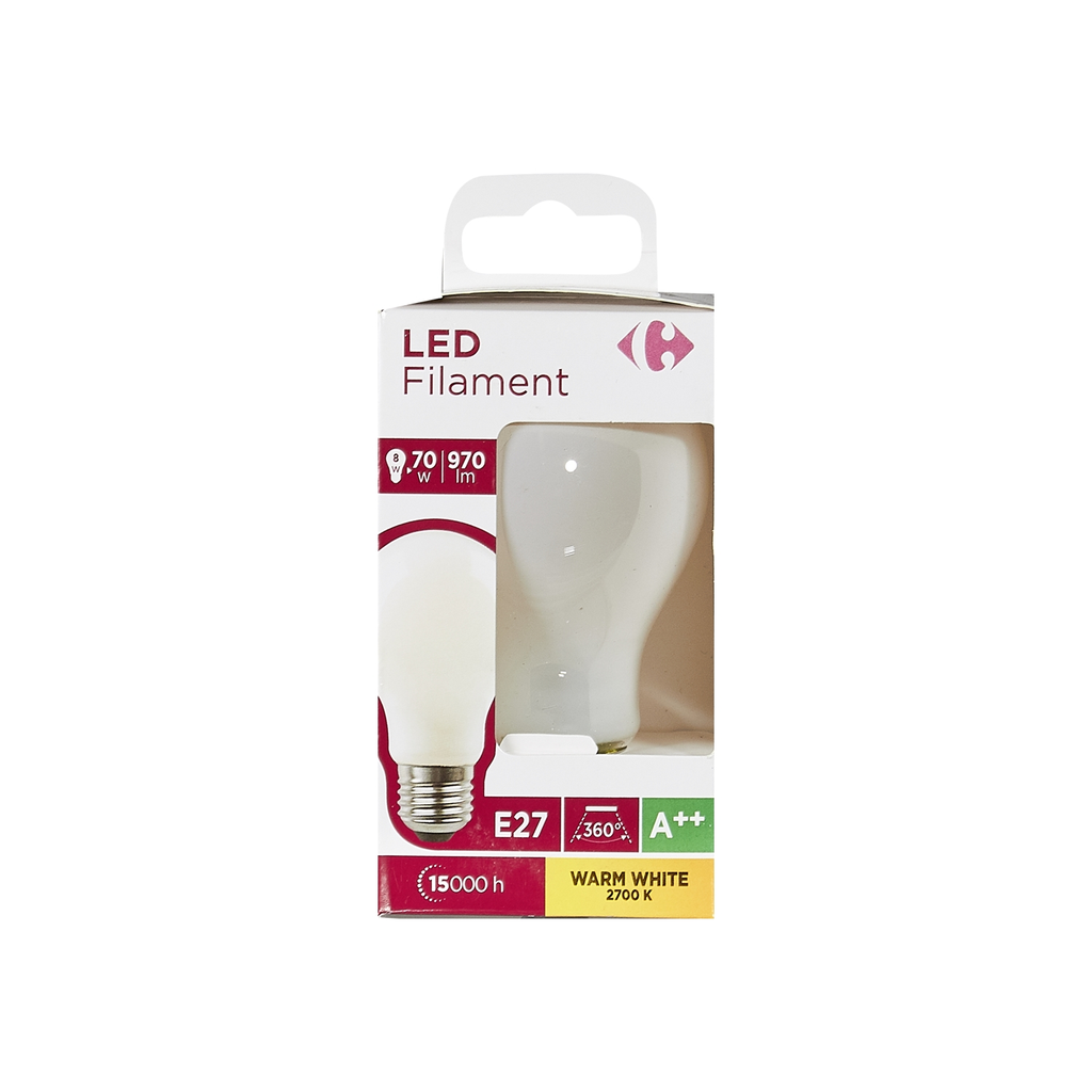 CARREFOUR LED Bulb 8W E27 1 unit