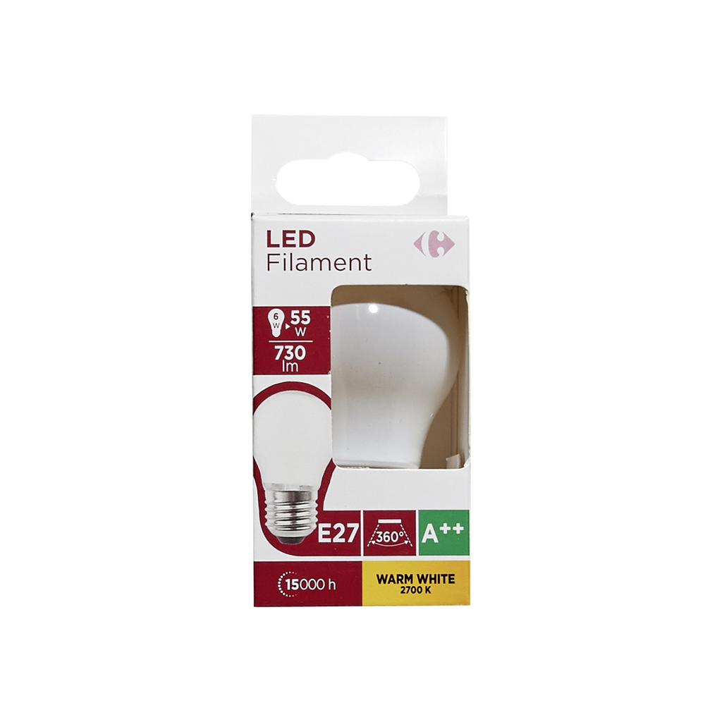 CARREFOUR Ampoule LED 6W E27 l'ampoule