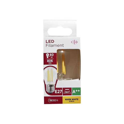 [3616180998883] CARREFOUR Bombilla LED 6W E27 1 unidad