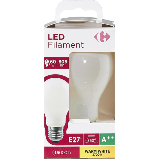 [3616180999897] CARREFOUR LED Bulb 7W E27 l'ampoule