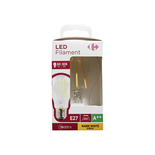 [3616180999934] CARREFOUR LED Bulb 7W E27 1 unit